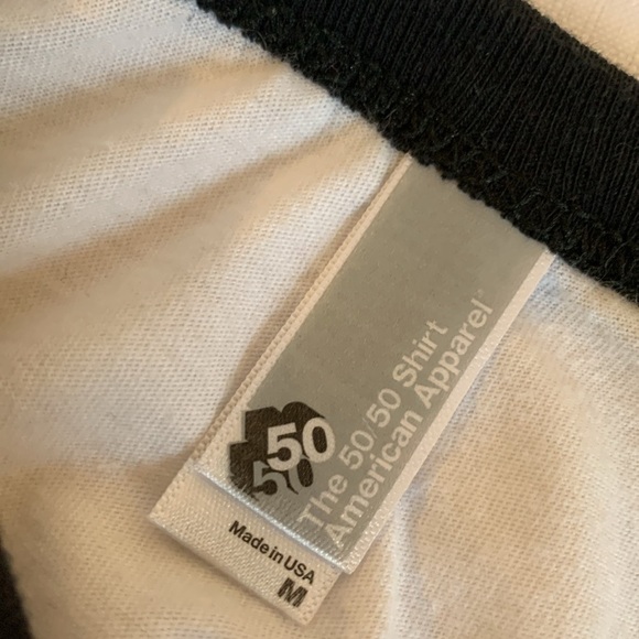 American Apparel 50/50 Shirt Harry Potter Baseball T-Shirt Women’s Medium - Picture 4 of 6